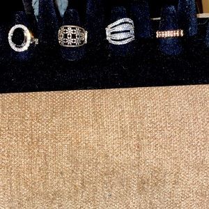 4 paparazzi rings adjustable